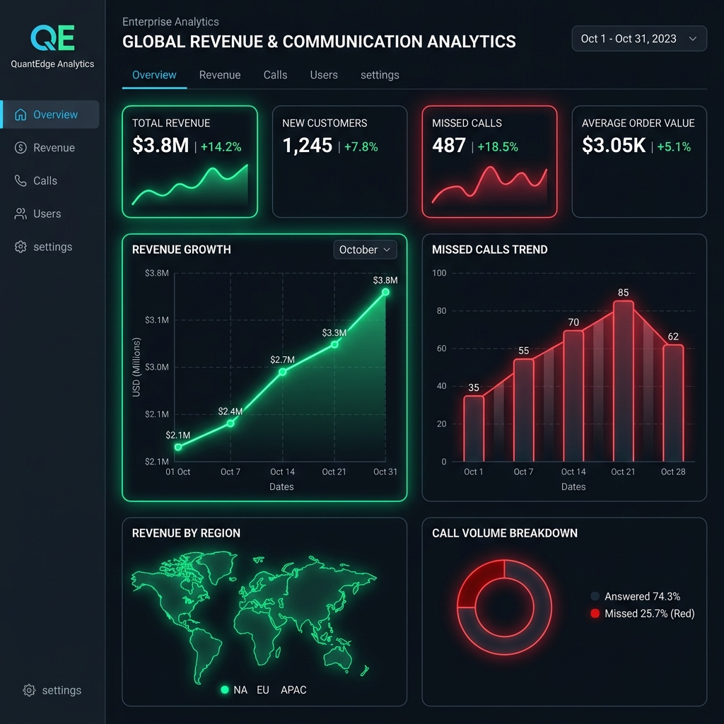 Revenue Analytics Dashboard